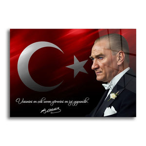 Ofis ve çalışma alanı için şık cam tablo